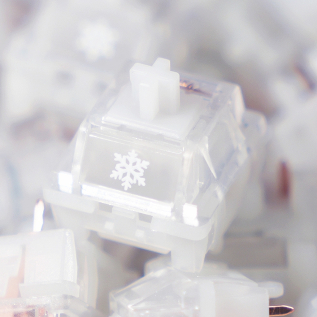 Gaming Keyboard Mechanical Wireless - HMX Snowflake Lineer Anahtar 5Pin Mekanik