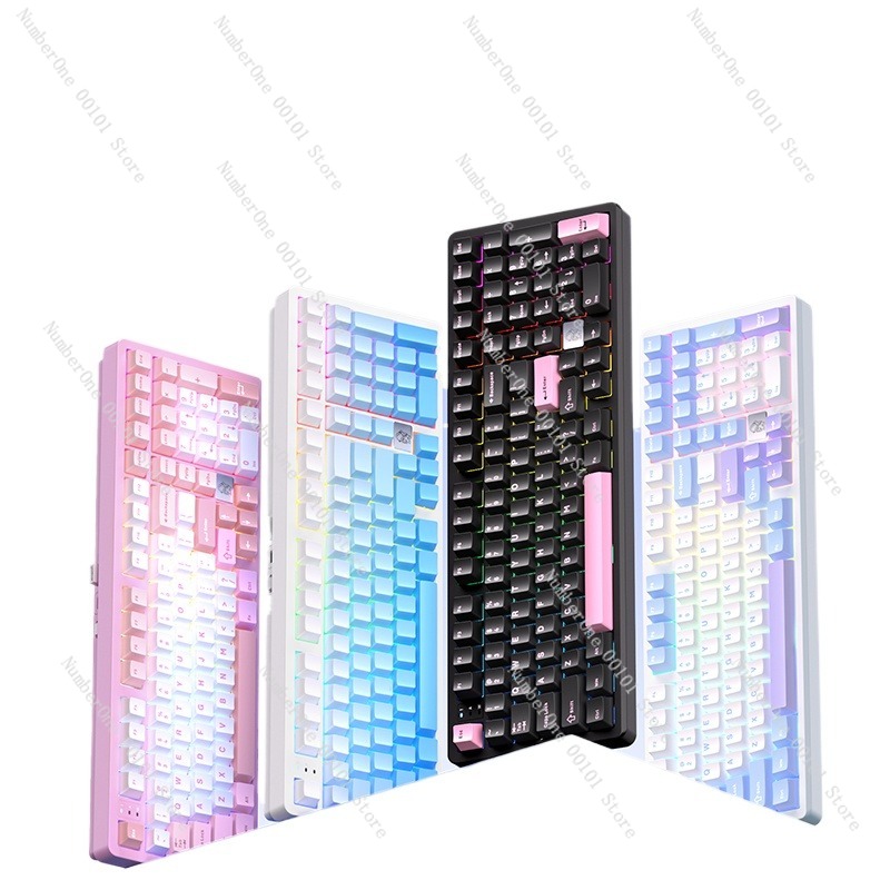 Gaming Keyboard Mechanical Wireless - Alüminyum Alaşımlı Mekanik Klavye, Kablosuz Üç