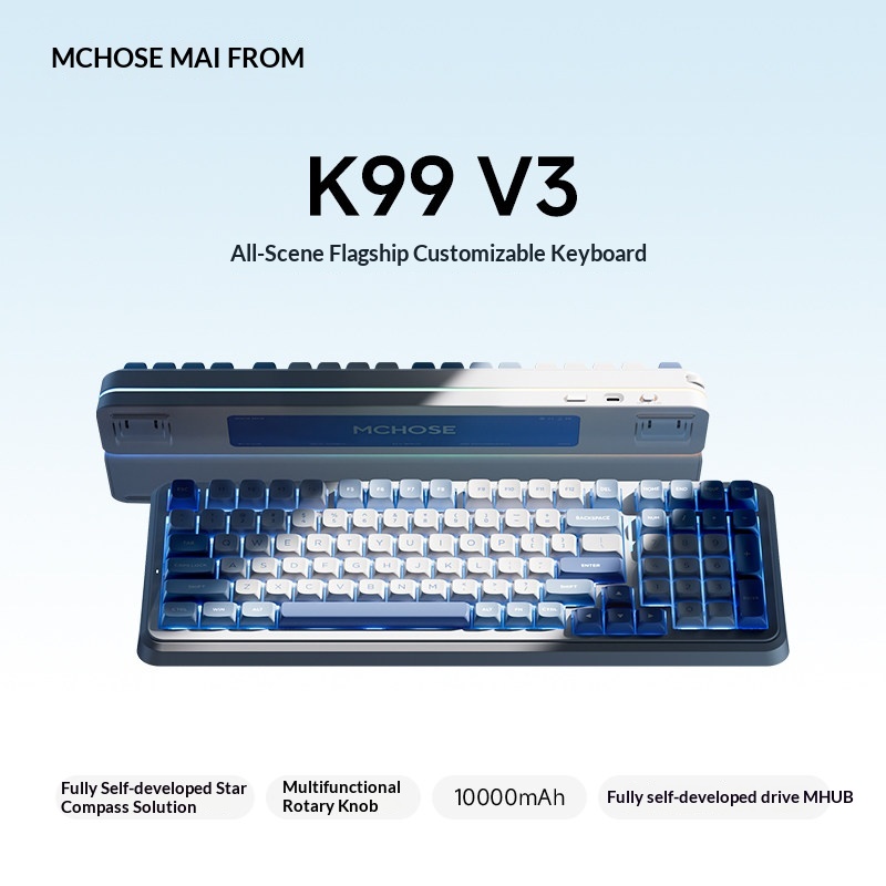 MCHOSE K99 V3 Özelleştirilebil - Gaming Keyboard Mechanical Wireless incelemesi ve fiyatı