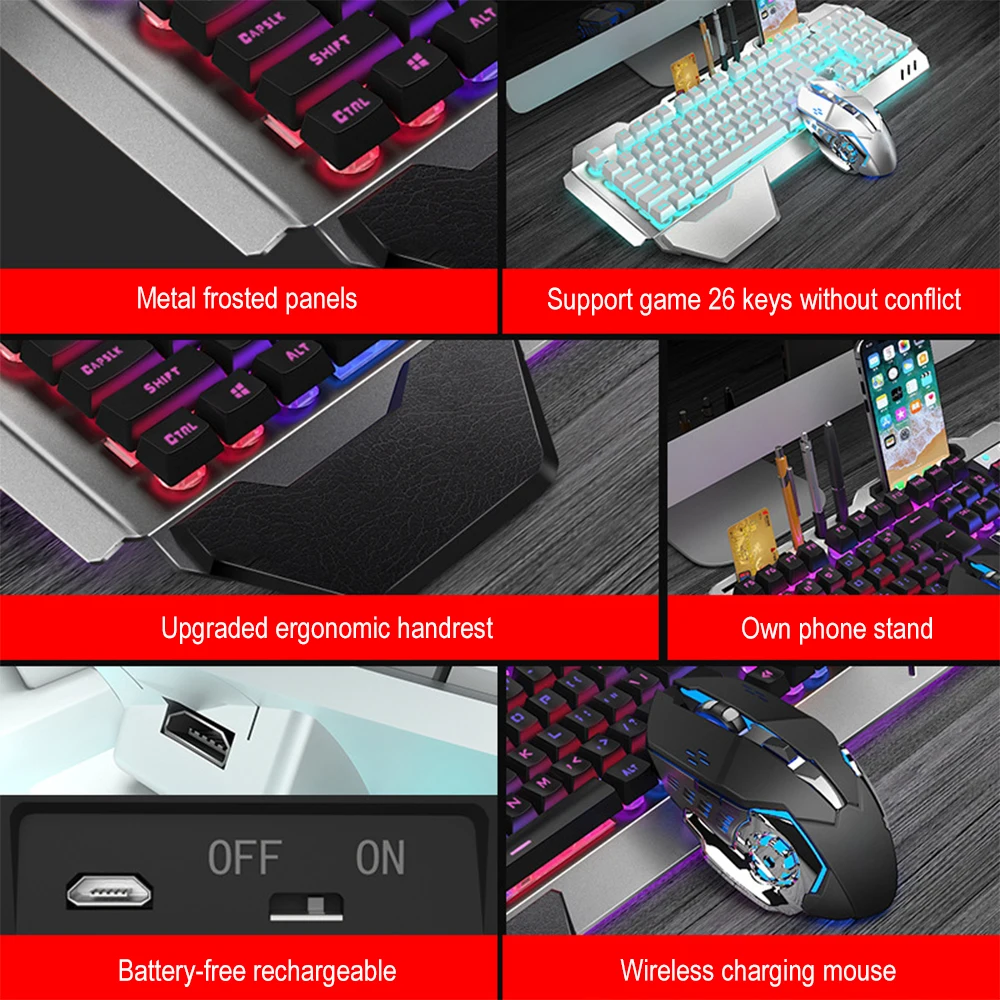 K680 şarj edilebilir 2.4G kabl - Gaming Keyboard Mechanical Wireless incelemesi ve fiyatı