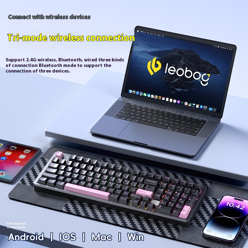 LEOBOG Hi98Pro Mekanik Klavye  - Gaming Keyboard Mechanical Wireless incelemesi ve fiyatı