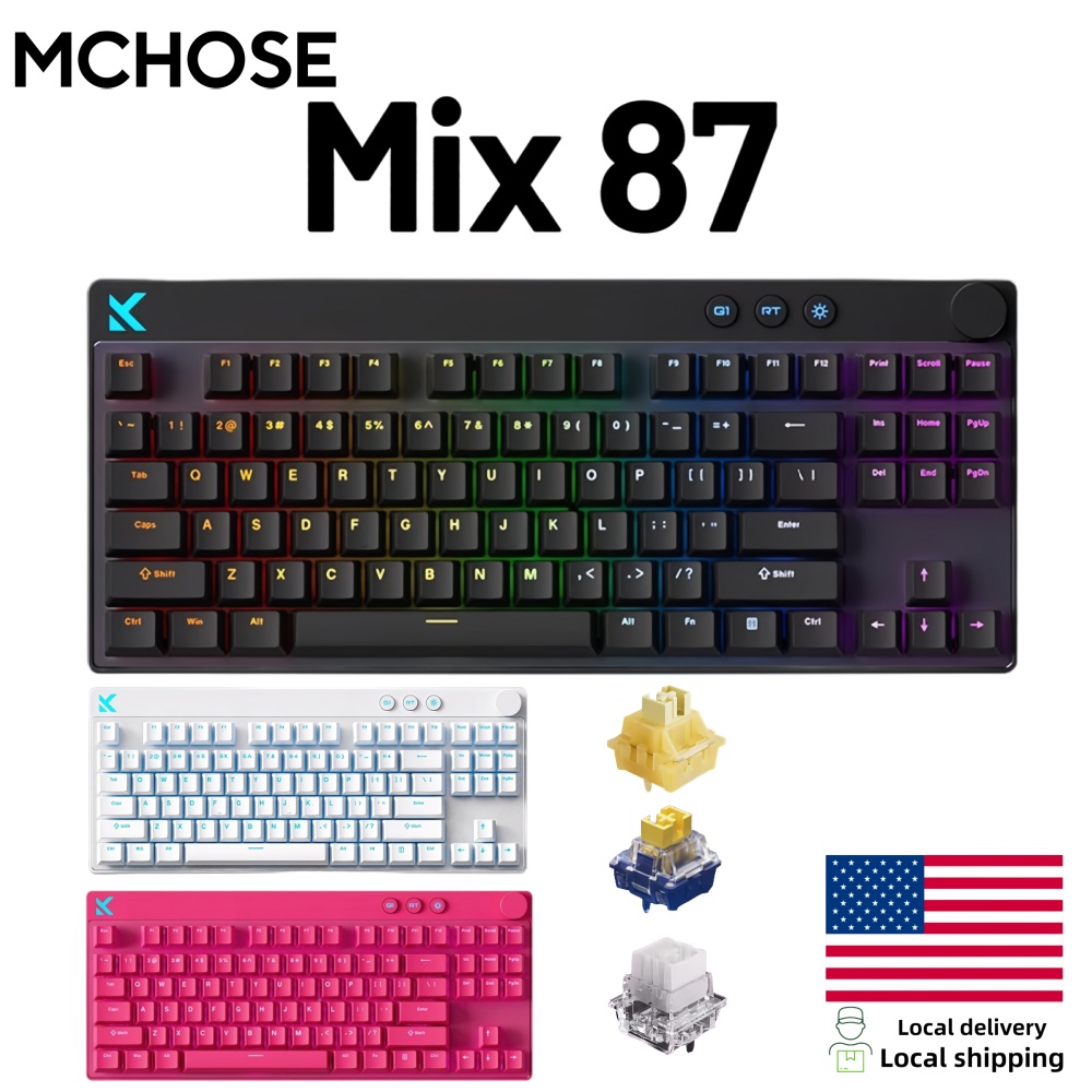 Mchose Mix87 Manyetik Anahtarl - Gaming Keyboard Mechanical Wireless incelemesi ve fiyatı