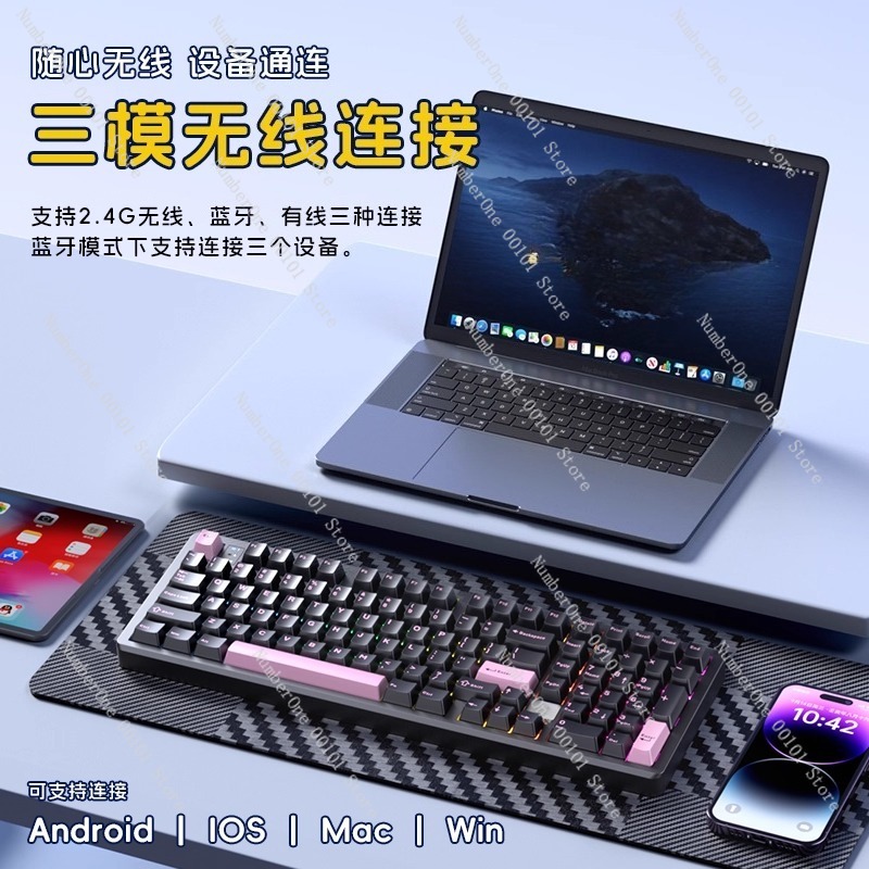 Alüminyum Alaşımlı Mekanik Kla - Gaming Keyboard Mechanical Wireless incelemesi ve fiyatı